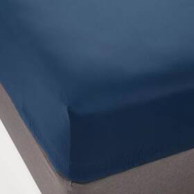 83724790 Threshold Queen 400 Thread Count Performance Fitted Sheet Metallic Blue