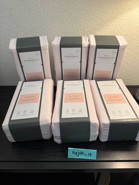 83724792 Threshold King 400 Thread Count Performance Fitted Sheet White - Light Pink Three Pack