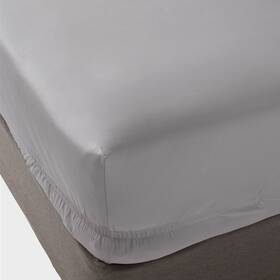 83724835 Threshold Queen 400 Thread Count Performance Fitted Sheet Classic Gray - Cotton