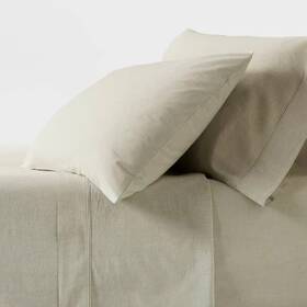 87539917 Threshold Twin/twin Xl 250 Thread Count Percale Sheet Set Green -