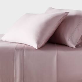 89182646 Threshold Twin/twin Xl 320 Thread Count Cool Tencel Lyocell Sheet Set Rose Ash