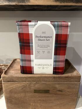 90206697 Threshold King 400 Thread Count Performance Holiday Sheet Set Green/red Plaid - 90206697 Threshold King 400 Thread Count Performance Holiday Sheet Set Green/red Plaid -