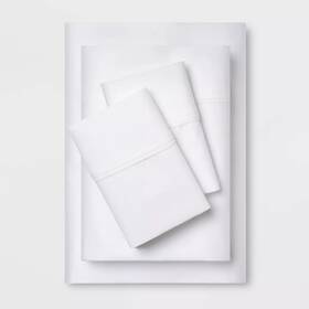 92186896 Threshold Full 400 Thread Count Performance Sheet Set Wine Red -