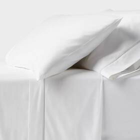 92374648 Threshold Full 800 Thread Count 4pc Hotel Collection Sheet Set Double Baratta Light