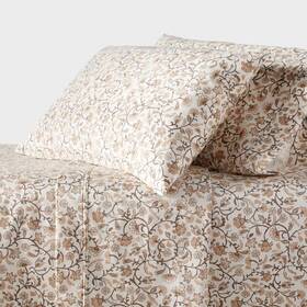 92542267 Threshold Queen 400 Thread Count Performance Sheet Set Cool Floral -