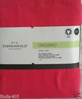 Threshold Organic Cotton 300 Count 3 Piece Twin Sheet Set Honeysuckle Pink 840708107881
