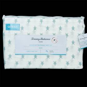 3482cs Tommy Bahama 4pc Green Sea Turtle Queen Sheet Set Ocean Hawaiian Beach Honu 3482cs Tommy Bahama 4pc Green Sea Turtle Queen Sheet Set Ocean Hawaiian Beach Honu
