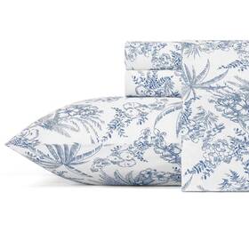 82786083 Tommy Bahama King Printed Pattern Sheet Set Blue Floral - 82786083 Tommy Bahama King Printed Pattern Sheet Set Blue Floral -