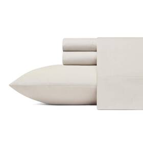 Ushsa01127390 Tommy Bahama Queen Sheet Set 4-pcs Cotton Deep Pocket Machine Wash Solid Gray