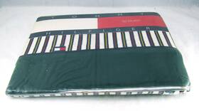 110520 Tommy Hilfiger # 100% Cotton Twin Flat Sheet Navy New In Pkg 110520 Tommy Hilfiger # 100% Cotton Twin Flat Sheet Navy New In Pkg