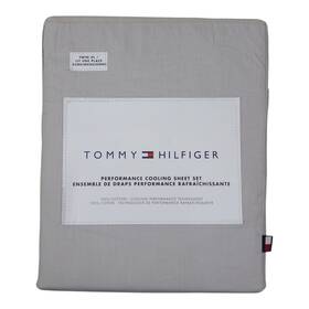 Tommy Hilfiger 199165023020 Performance Cooling Sheet Set Twin Xl 100% Cotton Grey