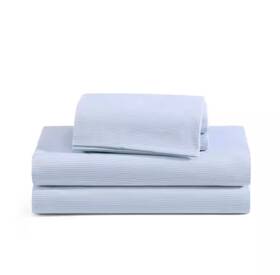 Tommy Hilfiger 199165047378 Ithaca T11603 Stripe 4-piece Cotton Percale Queen Sheet Set