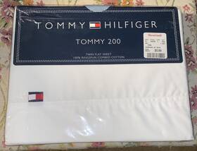 Tommy Hilfiger 651862228141 200 Twin Fitted Sheet White Color Fit Mattresses Up To 15 Inch