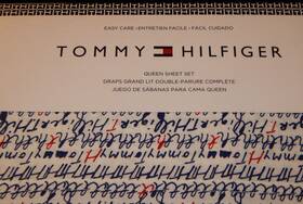 Tommy Hilfiger 766195403605 Designer Sheets 2015 Easy Care Queen Sheet Set With Pillow Cases Tommy Hilfiger 766195403605 Designer Sheets 2015 Easy Care Queen Sheet Set With Pillow Cases