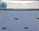 Tommy Hilfiger Beagle Basset Hound Dog Animal Print Twin Blue Tommy Hilfiger Beagle Basset Hound Dog Animal Print Twin Blue