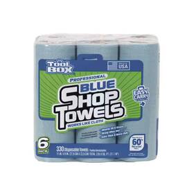 Toolbox 313042715727 Professional Blue 330ct Total Sheets 55ct Per Roll 11 Inch X 9 Sheet Size