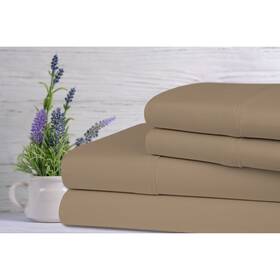 Trade Linker International 817107026310 Rayon From Bamboo Lavender Infused Scented 4-piece Sheet Set