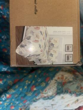Rn15737 Tree Organic King 2000 Thread Count Cotton Sheet Set Floral Nature Breathable