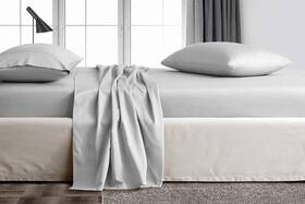 Tblcwshnf800chld19285 Trendbeddingmart Tbm 100% Egyptian Cotton Sheets Silver Queen