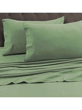170osw Tribea Living Green Solid 20 X 30 In Sheet Set