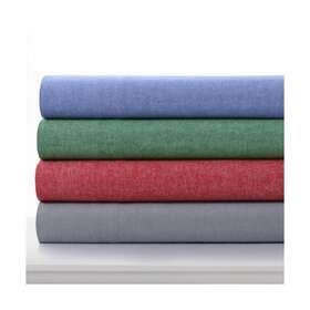 170pkprflss1 Tribeca Living Yarn Dyed 100% Cotton Flannel King Pillowcase Set Velvety Sof