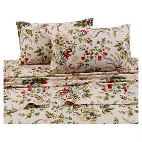 52557047 Tribeca Living Maui Deep Pocket Percale Sheet Set California King White And Green 300 52557047 Tribeca Living Maui Deep Pocket Percale Sheet Set California King White And Green 300