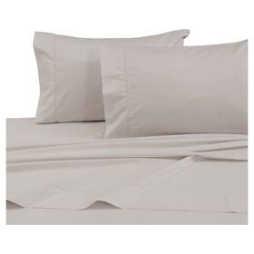 52603868 Tribeca Living Cotton Sateen Deep Pocket Sheet Set Queen White 750 Thread Count
