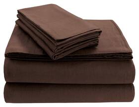 Solfl170ssquch Tribeca Living 688614005392 Solid 5-ounce Flannel Extra Deep Pocket Chocolate Queen Sheet Solfl170ssquch Tribeca Living 688614005392 Solid 5-ounce Flannel Extra Deep Pocket Chocolate Queen Sheet