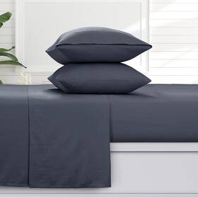 Tribeca Living 842941148188 Solid Flannel Queen Sheet Set Super Soft 100% Cotton Extra D