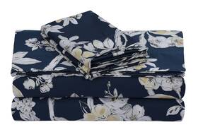 Colm4psnaina Tribeca Living King Bed Sheet Set 300 Thread Count Soft Cotton Sateen Floral Print With Ex Colm4psnaina Tribeca Living King Bed Sheet Set 300 Thread Count Soft Cotton Sateen Floral Print With Ex