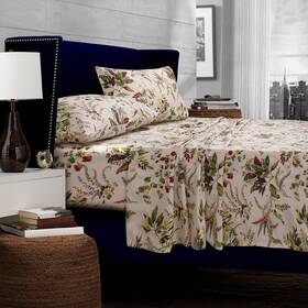 Maui4pedssfu Tribeca Living Cotton Percale Full Size Bed Sheet Set 300 Thread Count Extra