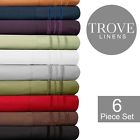 Trove Linens Premium Egyptian Bed Sheets Pieces Hotel Collection Alexandria Trove Linens Premium Egyptian Bed Sheets Pieces Hotel Collection Alexandria