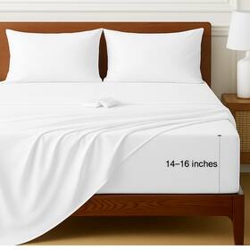 4pcsht True Comfort 4 Piece Premium Bed Sheet Set Hotel Luxury Ultra Soft Deep Pocket Sheets