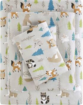 True North 675716983871 By Sleep Philosophy Cozy Flannel Warm 100% Cotton Sheet - Novelty Pri