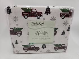 Truly Soft Everyday 783048223852 New Holiday Flannel Sheet Set Full