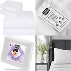 Ubmicrofiber4pcqueenwhite2 Soft Brushed Microfiber Wrinkle Fade Stain Resistant Pc 817706024847