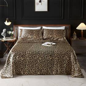 1ud-sd4-hbw019-k Udeal Satin Sheets King 4 Pieces Silky Soft Bed Luxury Sheet Se