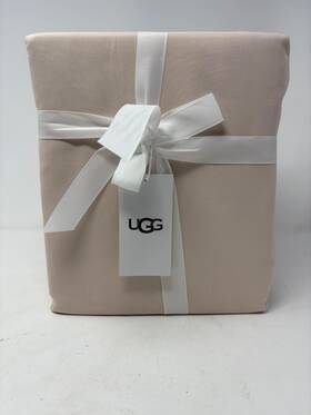 Ugg 008889117970 Alahna Sheet Set Full Shell 3pc Cotton Sateen Bed Sheets Soft Luxury New