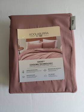 Ugg Australia 008889344574 Koolaburra By Sheet Set Twin Violet Oasis Cooling Technology New Burlwood