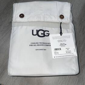 0888901331 Ugg Australia King Sheet Set Alahna Cooling Technology All Season Stone Color. Nwt 0888901331 Ugg Australia King Sheet Set Alahna Cooling Technology All Season Stone Color. Nwt