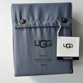 0888936557 Ugg Australia Nwt Inch Haven Queen Sheet Set-cooling Technology All-season Comfort- Cyclone
