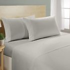 Ul-2018 Uplinen Royal Sheet Set Light Grey Solid Tc Pocket Drop Ul-2018 Uplinen Royal Sheet Set Light Grey Solid Tc Pocket Drop