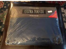Ultra Touch By Stevens 028828008947 Vintage New No Iron Twin Flat And Fitted Sheet