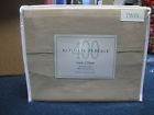 Unbranded Cool Crisp Ultimate Percale 400 Thread Count Taupe Twin Sheet Set 817491019813