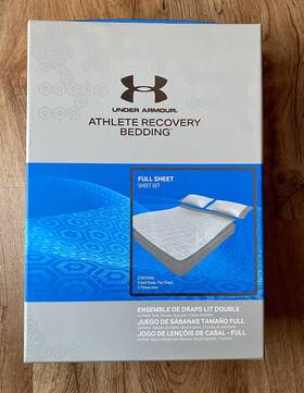 1325132-100 Under Armour Athlete Recovery Bedding Full Size White Tom Brady 275