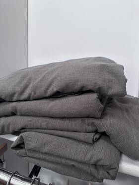 1352888-513 Under Armour Athlete Recovery Bedding King Size Sheet Set Zinc Grey