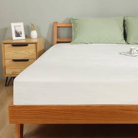 Unionkk 751314693746 Fitted Sheet Queen I Washed Cotton Only Fits Up To 16.5 Inch Mat