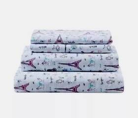 Urban Dreams 086569728685 Paris 3-piece Twin Sheet Set Bedding Nwt