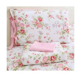Usning 442644217767 Bed Sheet Set Soft 100% Cotton Rose Printed With Deep Pocket F