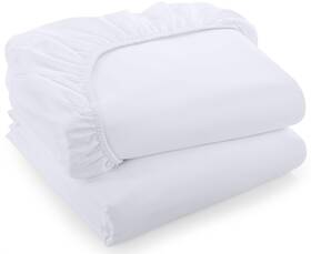 Utopia Bedding 197703006481 Twin Xl Fitted Sheets Bulk Pack Of 2 Bottom Soft Brus